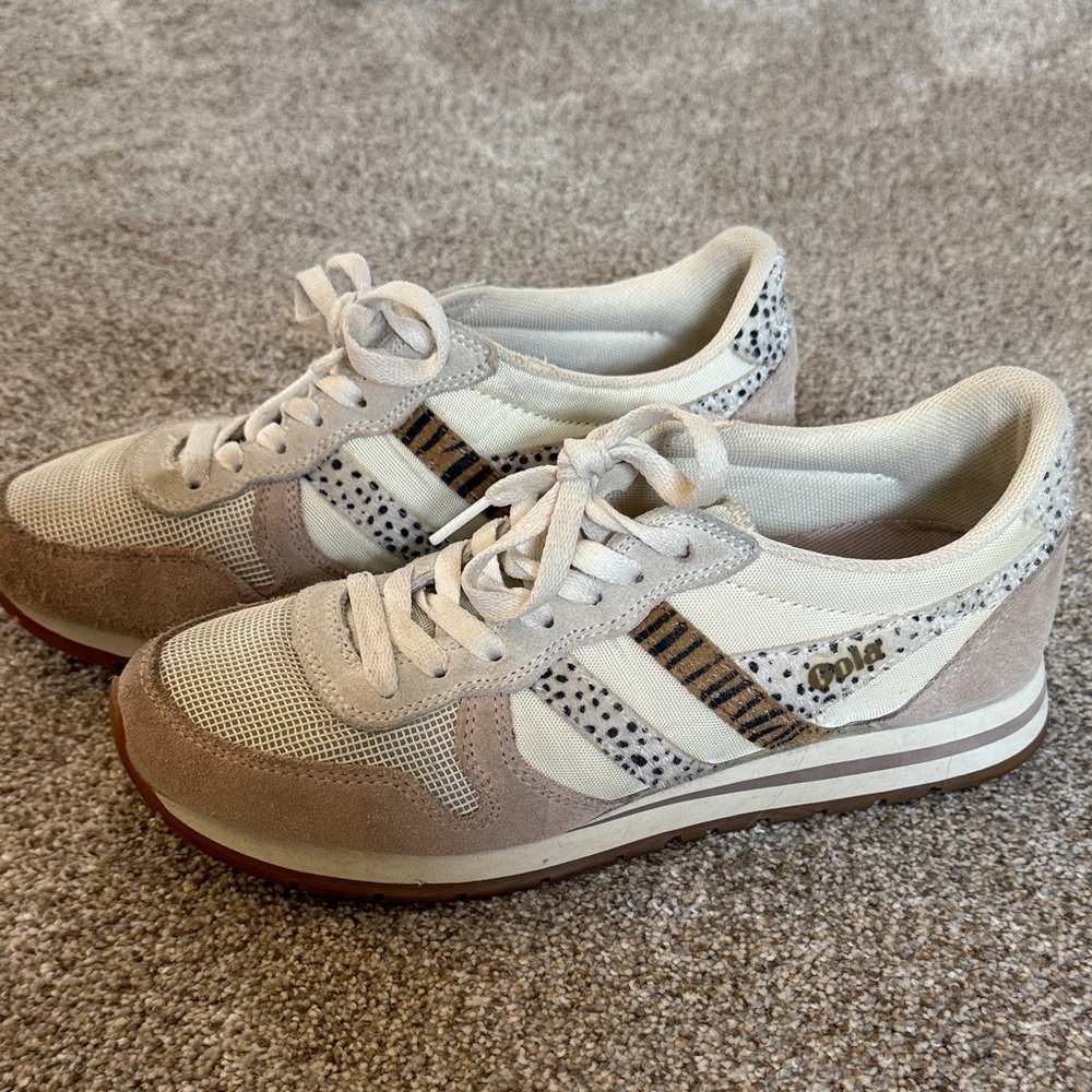 Gola Women's Sneakers - Cream and Tan